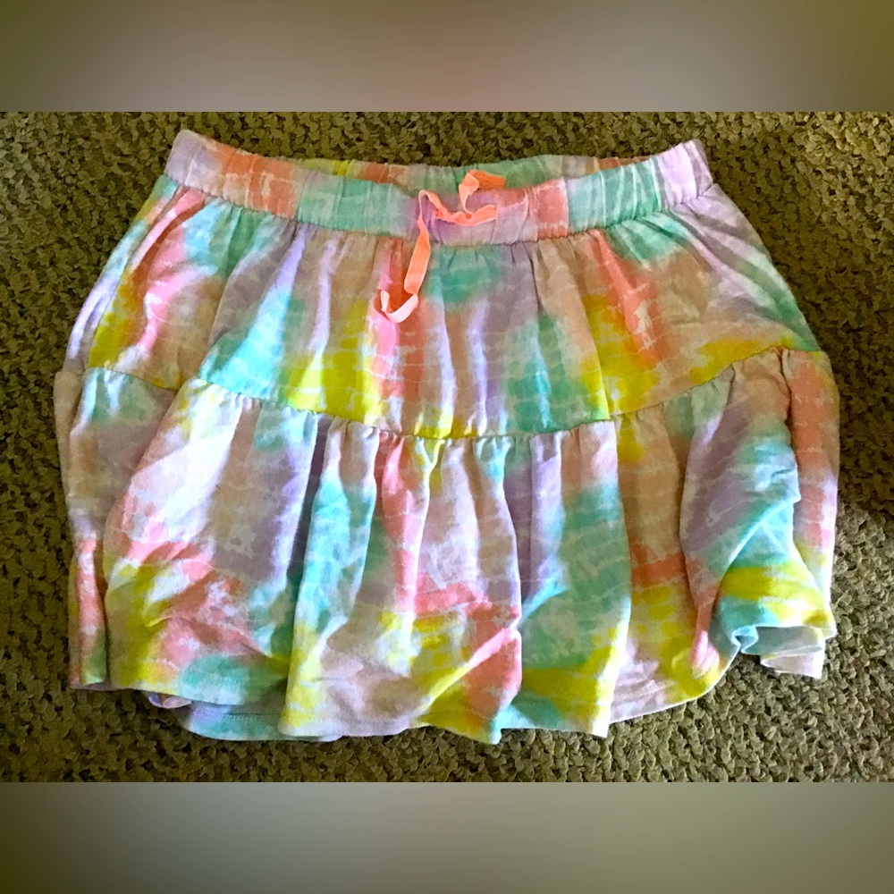 Cat & Jack tie dye skort girls size 14/16
